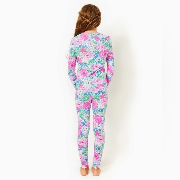 Lilly Pulitzer Sammy Floral Pajama Set in Multi Lil Soiree All Day, size 8 - Picture 12 of 12